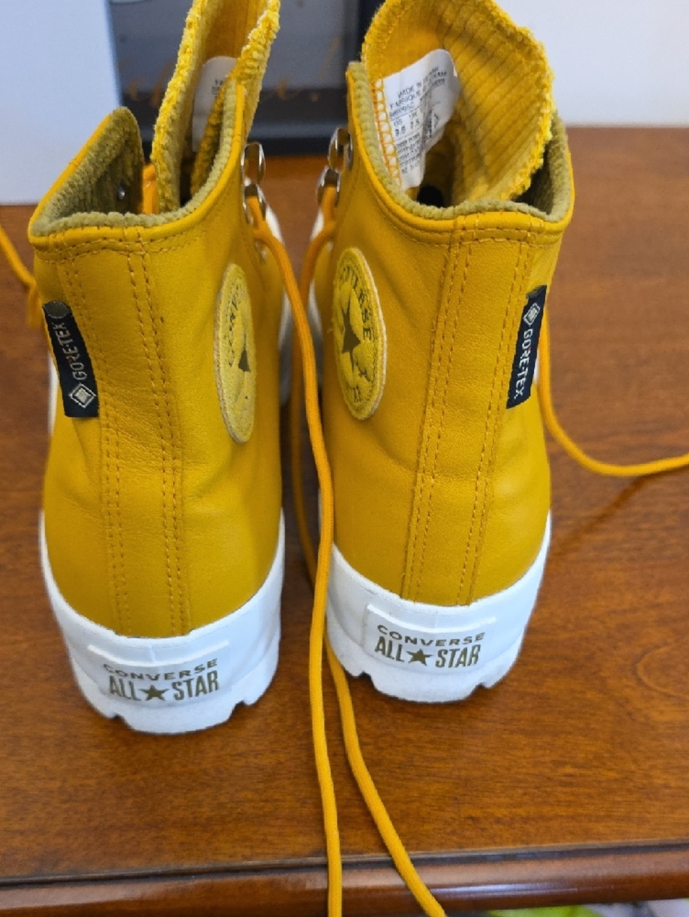 Converse Yellow High-Top Sneakers - Picture 2 of 7